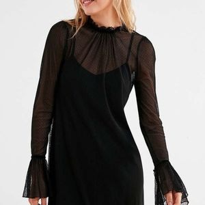 NWT! UrbanOutfitters Ruffle Mini Dress!